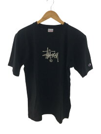 【中古】STUSSY◆Tシャツ/XL/コットン/BLK/無地/C8-H344【メンズウェア】