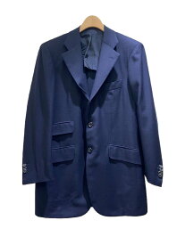 【中古】CESARE ATTOLINI◆pisa/テーラードジャケット/48/ウール/NVY/【メンズウェア】