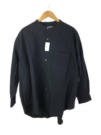 【中古】Graphpaper◆長袖シャツ/GM201-50111B/20SS/Oxford Oversized Band Collar Shirt【メンズウェア】