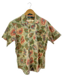 【中古】POLO RALPH LAUREN◆90s/Cotton Linen Aloha Shirt/XL/コットン/マルチカラー/総柄【メンズウェア】