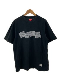 【中古】Supreme◆Tシャツ/L/コットン/BLK/無地【メンズウェア】