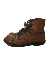 【中古】RED WING◆レースアップブーツ/US7.5/BRW/レザー/8011//【シューズ】