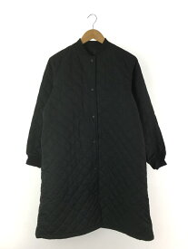 【中古】無印良品◆コート/L/ポリエステル/BLK/BD0X0A3A【レディースウェア】