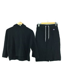 【中古】Champion◆セットアップ/--/コットン/BLK/無地【レディースウェア】