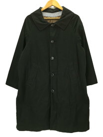 【中古】visvim◆17AW/NAPIER DRIVING COAT/ステンカラーコート/1/コットン/BLK/0117205013010【メンズウェア】