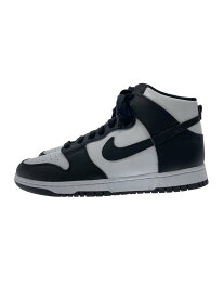【中古】NIKE◆DUNK HIGH_ダンク ハイ/ハイカットスニーカー/DD1869-103/27.5cm/BLK/レザー//【シューズ】