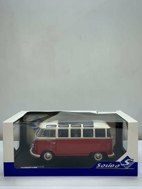 【中古】SOLIDO◆VOLKSWAGEN T1 SAMBA MINIBUS 1:18/ミニカー/RED【ホビー】