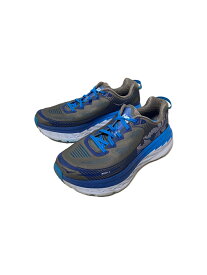 【中古】HOKA ONE ONE◆ボンダイ5/ローカットスニーカー/27.5cm/GRY/1014757【シューズ】