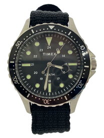 【中古】TIMEX◆クォーツ腕時計/アナログ/ブラック/ブラック/TW2T75600//【服飾雑貨他】