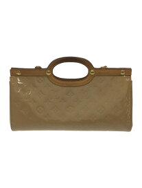 【中古】LOUIS VUITTON◆ロクスバリードライブ_モノグラム・ヴェルニ_BEG/エナメル/BEG【バッグ】