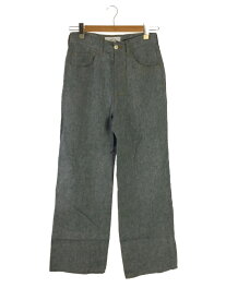 【中古】Sasquatchfabrix.◆ボトム/S/リネン/BLU/無地/23SS-PA9-020/FLARE SILHOUETTE 5PK PANTS【メンズウェア】