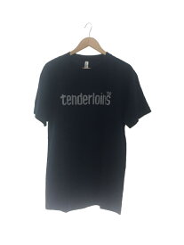 【中古】TENDERLOIN◆TENDERLOIN/Tシャツ/L/コットン/ネイビー/無地【メンズウェア】