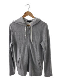 【中古】COMME des GARCONS HOMME PLUS◆ジップパーカー/M/コットン/GRY/PG-T043【メンズウェア】