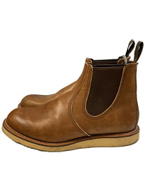 【中古】RED WING◆サイドゴアブーツ/28cm/BRW/レザー/3190【シューズ】