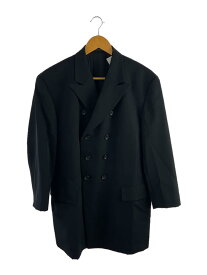 【中古】YOHJI YAMAMOTO◆テーラードジャケット/S/--/BLK/無地【メンズウェア】