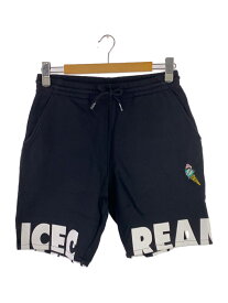 【中古】ICE CREAM◆Edge Shorts/スウェットショーツ/ショートパンツ/M/コットン/ブラック/421-2107【メンズウェア】