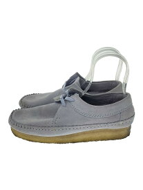 【中古】Clarks◆WEAVER/26.5cm/BLU/スウェード【シューズ】