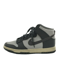 【中古】NIKE◆DUNK HI RETRO SE_ダンク HIGH レトロ SE/27.5cm/GRY【シューズ】