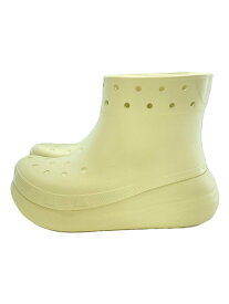 【中古】crocs◆レインブーツ/27cm/WHT【シューズ】