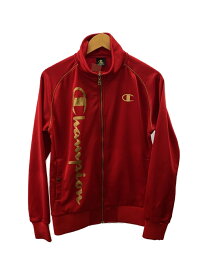 【中古】Champion◆ジャージ/M/ポリエステル/RED【メンズウェア】