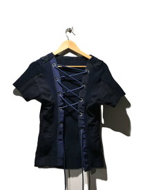 【中古】sacai◆セーター(薄手)/1/コットン/NVY/17-03161//【レディースウェア】