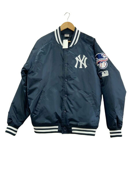 【中古】Genuine Merchandise◆スタジャン/XL/ポリエステル/NVY//【メンズウェア】