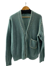 【中古】PHINGERIN◆PG1 CARDIGAN/カーディガン(厚手)/M/コットン/GRN/PD-232-KN-031【メンズウェア】