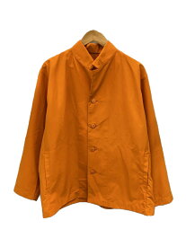 【中古】HOMME PLISSE ISSEY MIYAKE◆シャツジャケット/ジャケット/3/ポリエステル/オレンジ/HP12FU023【メンズウェア】