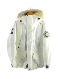 【中古】THE NORTH FACE◆ダウンジャケット/S/ナイロン/WHT/ND92239【メンズウェア】