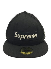 【中古】Supreme◆＄1M Metallic Box Logo/キャップ/7 3/8/BLK/メンズ【服飾雑貨他】