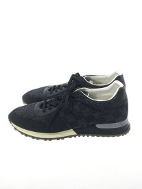 【中古】LOUIS VUITTON◆スニーカー_ランアウェイ・ライン_BLK/UK7/BLK/牛革【シューズ】