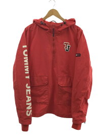 【中古】TOMMY JEANS◆ナイロンジャケット/M/コットン/RED/DM0DM04550-698【メンズウェア】