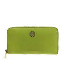 【中古】TORY BURCH◆ラウンドジップ長財布/レザー/イエロー/レディース/ロビンソン/使用感有【服飾雑貨他】