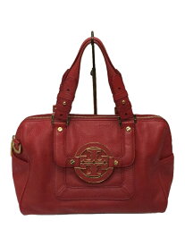 【中古】TORY BURCH◆アマンダ/2WAYショルダーバッグ/レザー/RED【バッグ】