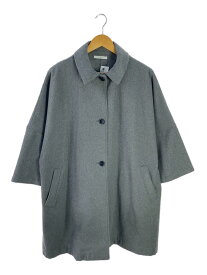 【中古】YARRA◆コート/FREE/ポリエステル/GRY【レディースウェア】