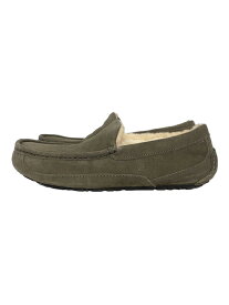 【中古】UGG australia◆ASCOT/アスコット/モカシン1101110/カーキ/27cm【シューズ】