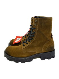 【中古】DIESEL◆D-HAMMER BT/レースアップブーツ/26.5cm/BRW/スウェード/fw22-06-kwy【シューズ】