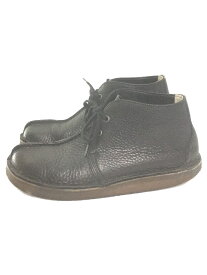 【中古】Clarks◆クラークス/ブーツ/26cm/BLK【シューズ】