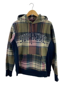 【中古】Supreme◆パーカー/M/コットン/マルチカラー/タータンCK【メンズウェア】