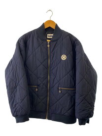 【中古】9090◆ブルゾン/L/ナイロン/NVY/※毛玉・ヨゴレ有【メンズウェア】