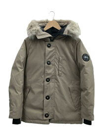 【中古】CANADA GOOSE◆バンクーバーダウンジャケット/M/ポリエステル/BEG/無地/3425JL//【メンズウェア】