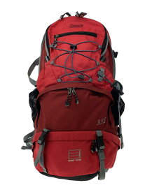 【中古】Coleman◆リュック/--/RED【バッグ】