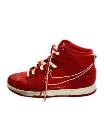 【中古】NIKE◆DUNK HI SE_ダンク ハイ シーズナル エディション/27cm/RED/スウェード【シューズ】