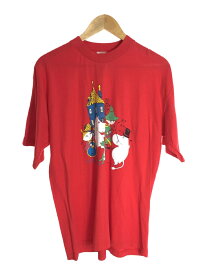 【中古】Moomin/Tシャツ/S/RED【メンズウェア】