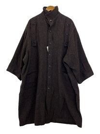 【中古】YOHJIYAMAMOTO+NOIR◆コート/1/ウール/BRW/NR-C04-102【メンズウェア】