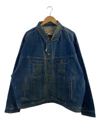 【中古】WRANGLER◆RUGGED WEAR/Gジャン/3X/デニム/IDG【メンズウェア】