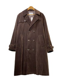 【中古】Barbour◆トレンチコート/38/コーデュロイ/BRW/1902107/紐欠品【メンズウェア】