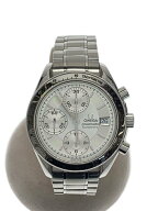 【中古】OMEGA◆スピードマスター_デイト_AT39mm/非防水/SLV/202509WOH済/20250930日差+3【服飾雑貨他】
