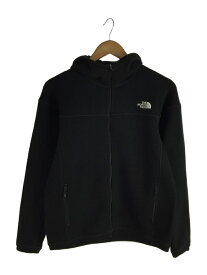 【中古】THE NORTH FACE◆MOUNTAIN TEKSWEATER HOODIE_マウンテンテックセーター フーディー/S/ポリエステル/BLK【メンズウェア】