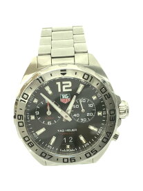 【中古】TAGHeuer◆フォーミュラ1/クロノグラフ/ソリッドステンレススチール/クォーツ腕時計/アナログ/ブラック/シルバー/【服飾雑貨他】